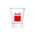 6 verres en verre Coffee Break avec logo Musetti