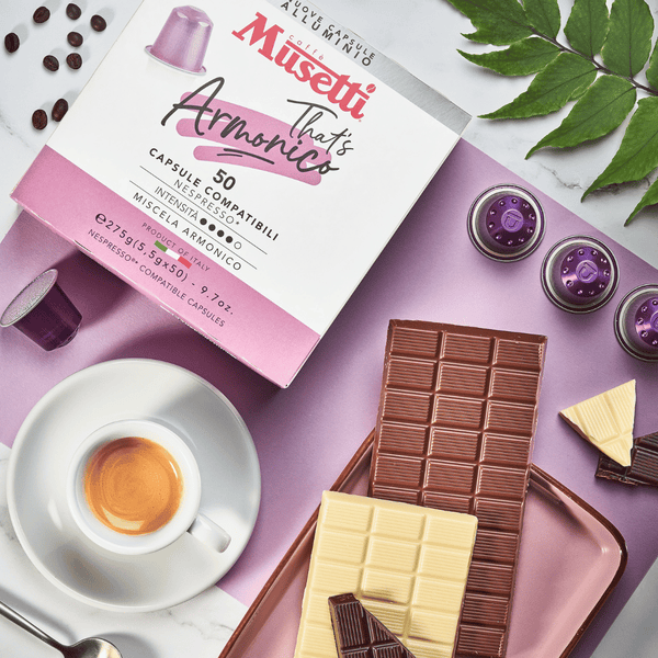 Capsules de café en aluminium compatibles Nespresso* Musetti - Mélange Armonico