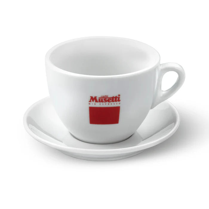 Set de 6 tasses à cappuccino Musetti avec soucoupes - Mio Espresso