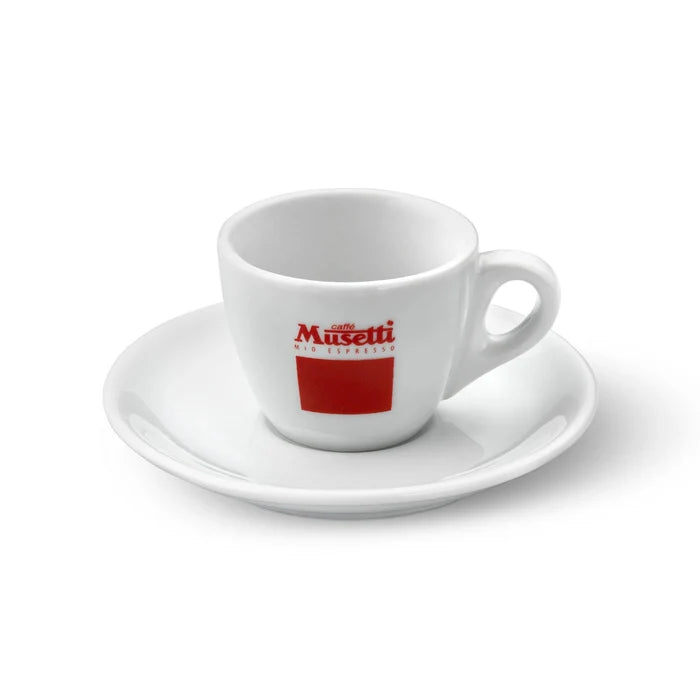 Set de 6 tasses à café Musetti avec soucoupes - Mio Espresso