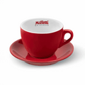 Set de 6 tasses à cappuccino Musetti avec soucoupes - Rainbow 200 ml